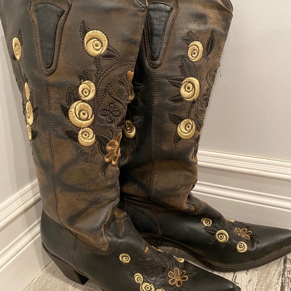 Dallas Texas Bouti, Pointed toe woman cowboy boots - Picture 3 of 12